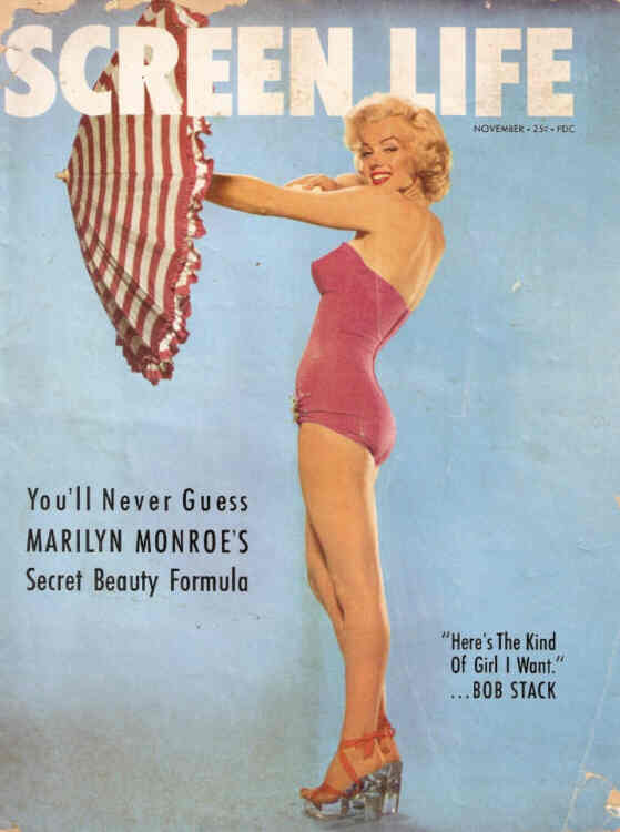 SCREEN LIFE magazine side cover November 1953