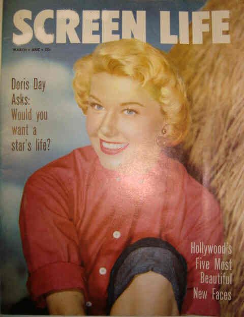 SCREEN LIFE magazine side cover March 1954