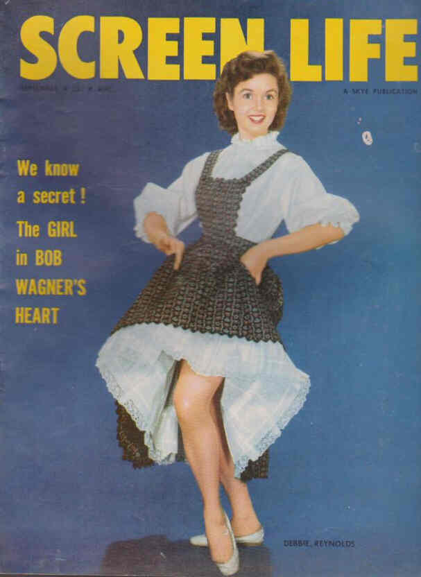 SCREEN LIFE magazine side cover September 1954