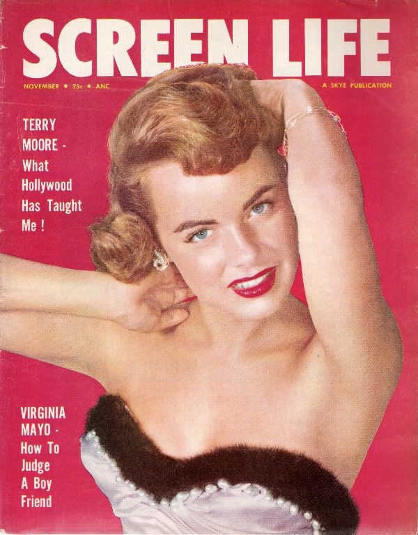 SCREEN LIFE magazine side cover November 1954