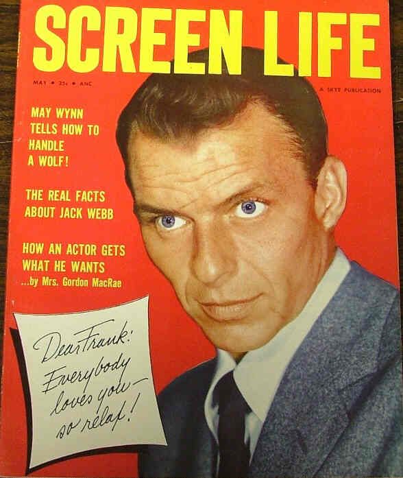 SCREEN LIFE magazine side cover May 1955