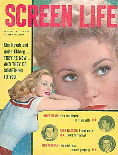 SCREEN LIFE magazine side cover November 1955
