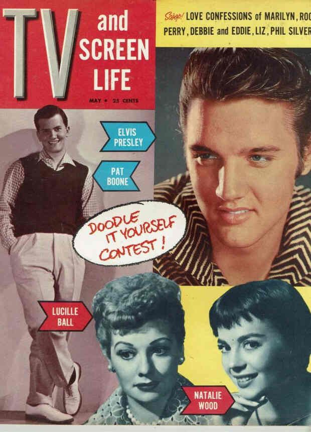 SCREEN LIFE magazine side cover May 1957