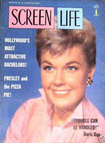 SCREEN LIFE magazine side cover March 1958