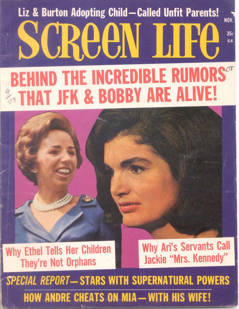 SCREEN LIFE magazine side cover November 1969