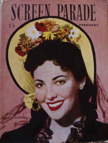 SCREEN PARADE magazine side cover February 1947