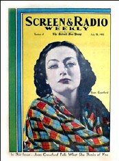 SCREEN AND RADIO WEEKLY magazine side cover 28 July 1935