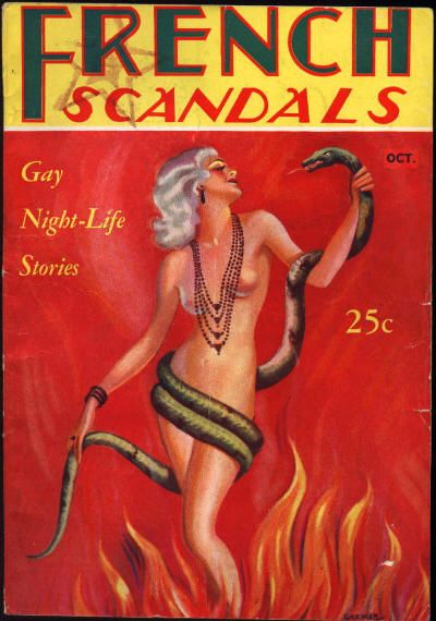 SCREEN SCANDALS magazine side cover October 1936