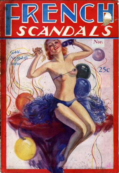 SCREEN SCANDALS magazine side cover November 1936