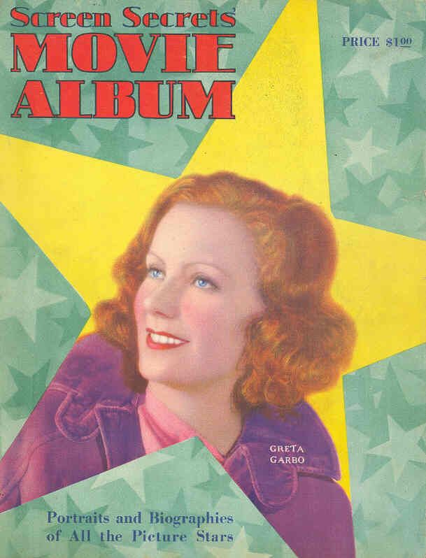 SCREEN SECRETS MOVIE ALBUM magazine side cover Issue 1  1930
