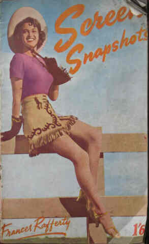 SCREEN SNAPSHOTS magazine side cover  1945