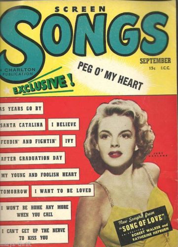 SCREEN SONGS magazine side cover  Vol 2 # 9 September 1947