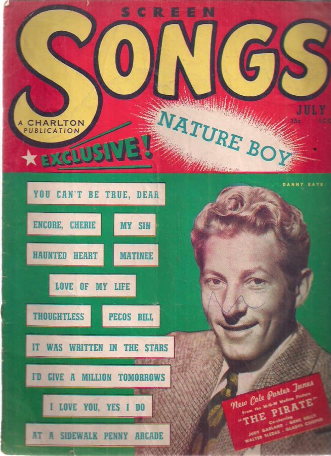 SCREEN SONGS magazine side cover  Vol 3 # 7 July 1948