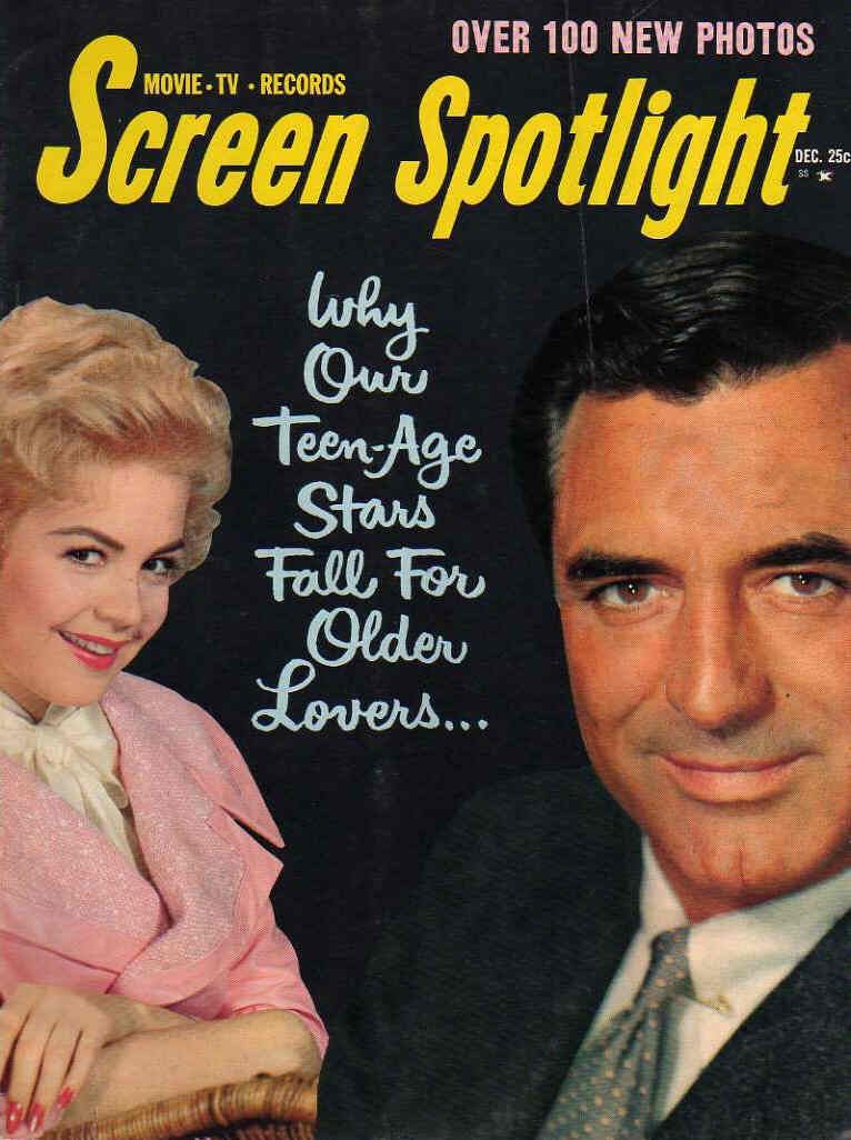 SCREEN SPOTLIGHT magazine side cover  Vol 1 # 4 December 1960