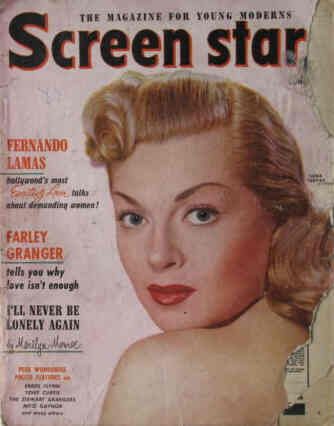 SCREEN STAR magazine side cover  Vol 10 # 3 June 1952