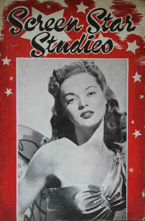 SCREEN STAR STUDIES magazine side cover  