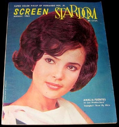SCREEN STARDOM magazine side cover August 1965