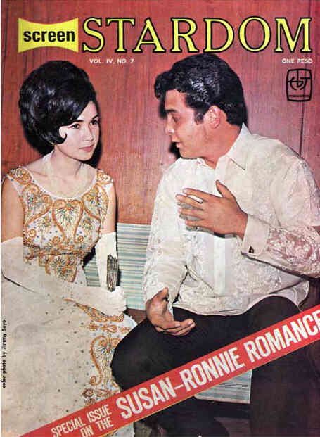 SCREEN STARDOM magazine side cover  Vol 4 #7  1966
