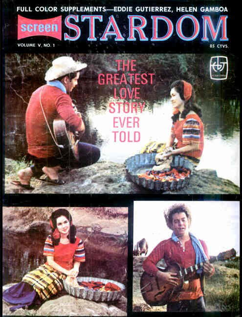 SCREEN STARDOM magazine side cover  Vol 5 #1  1967