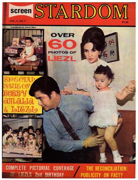 SCREEN STARDOM magazine side cover  Vol 5 # 7  1969