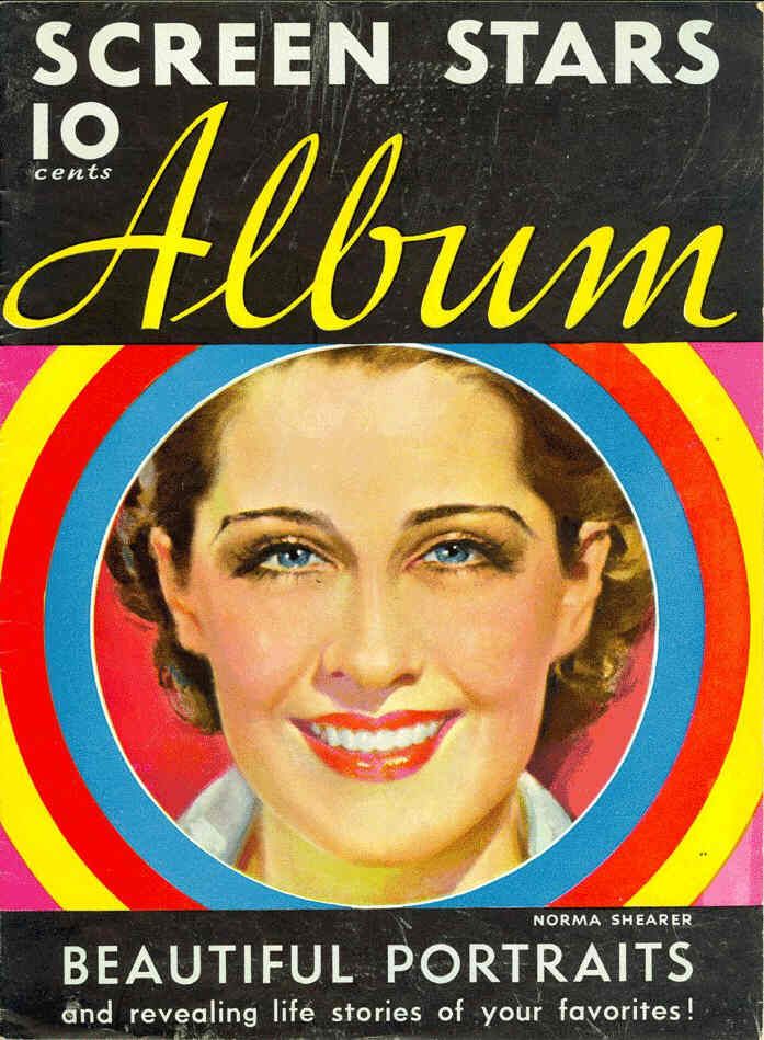 SCREEN STARS ALBUM magazine side cover 1930s (1931?, 1934?) 