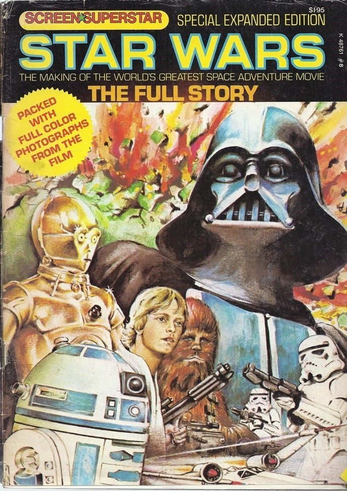 SCREEN SUPERSTAR magazine side cover Issue 8  1977