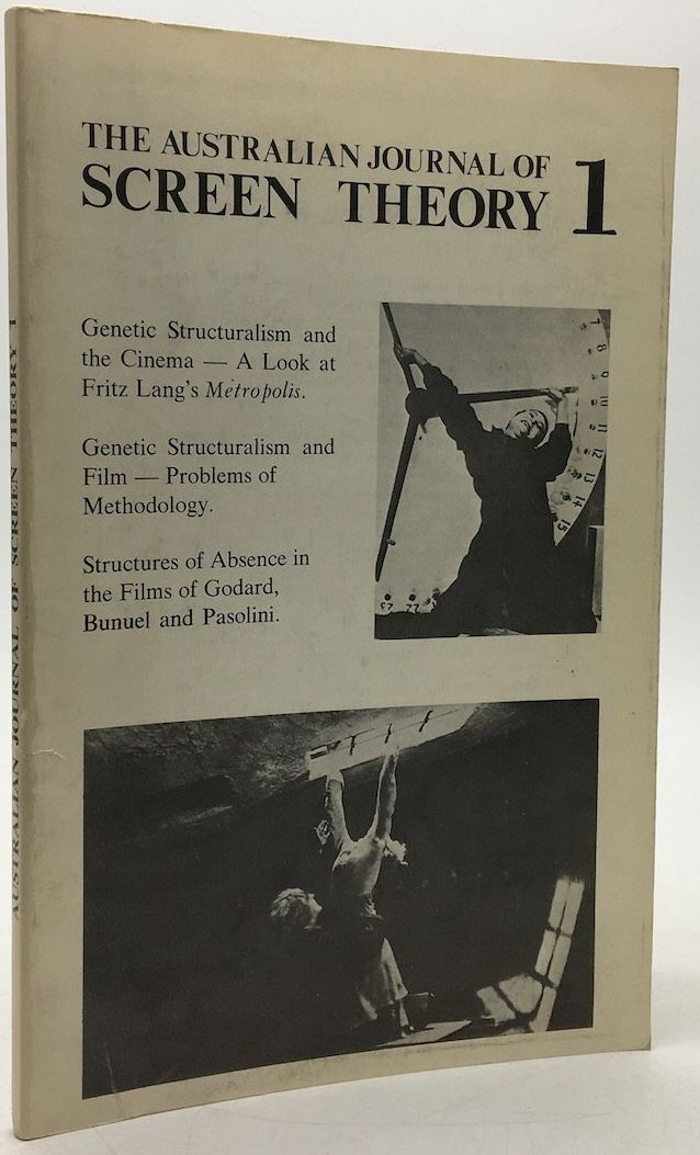 AUSTRALIAN JOURNAL OF SCREEN THEORY magazine side cover Issue 1  1976