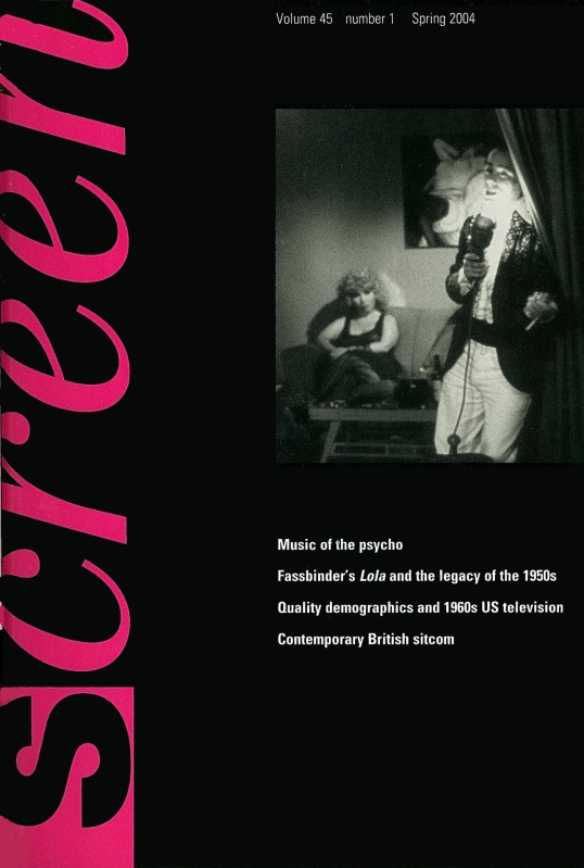 SCREEN (UK) magazine side cover Vol 45 # 1 2004