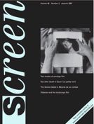 SCREEN (UK) magazine side cover Vol 48 # 3 - Autumn 2007