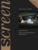 SCREEN (UK) magazine side cover Vol 50 # 1 - Spring 2009