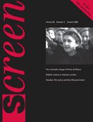 SCREEN (UK) magazine side cover Vol 50 # 3 - Autumn 2009