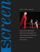 SCREEN (UK) magazine side cover Vol 51 # 4 - Winter 2011