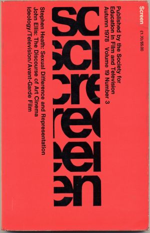 SCREEN (UK) magazine side cover  Vol 19 # 3 Autumn 1978