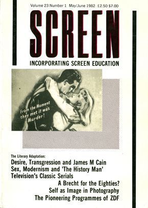 SCREEN (UK) magazine side cover  Vol 23 # 1  1982