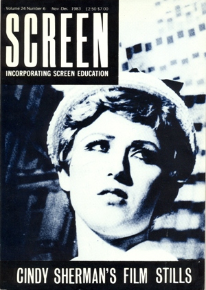 SCREEN (UK) magazine side cover November/December 1983
