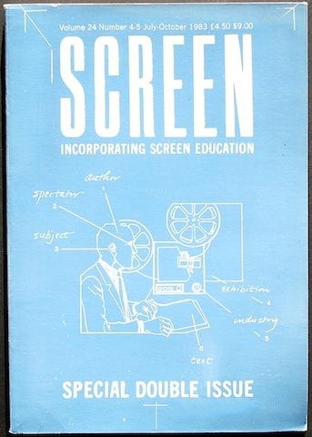 SCREEN (UK) magazine side cover  Vol 24 # 4/5 July-October 1983