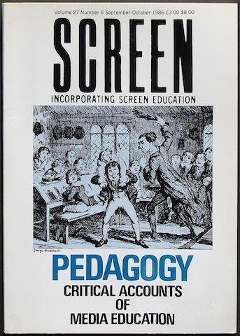 SCREEN (UK) magazine side cover  Vol 27 # 5 September/October 1986