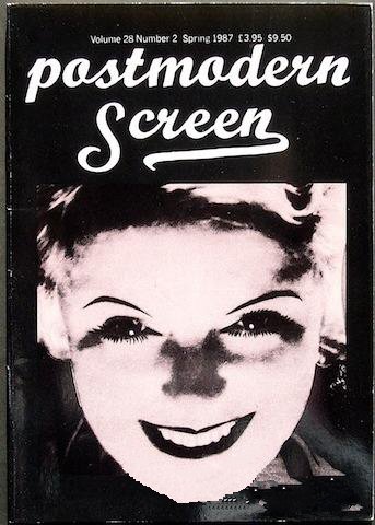 SCREEN (UK) magazine side cover  Vol 28 # 2 Spring 1987