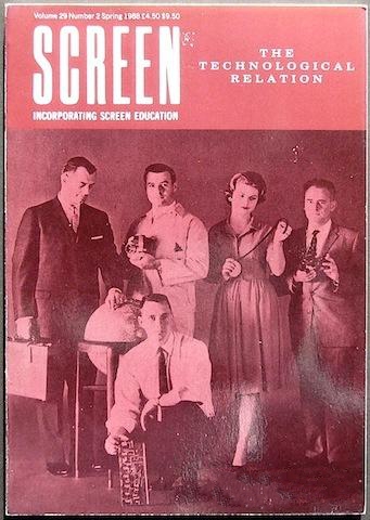 SCREEN (UK) magazine side cover  Vol 29 # 2 Spring 1988