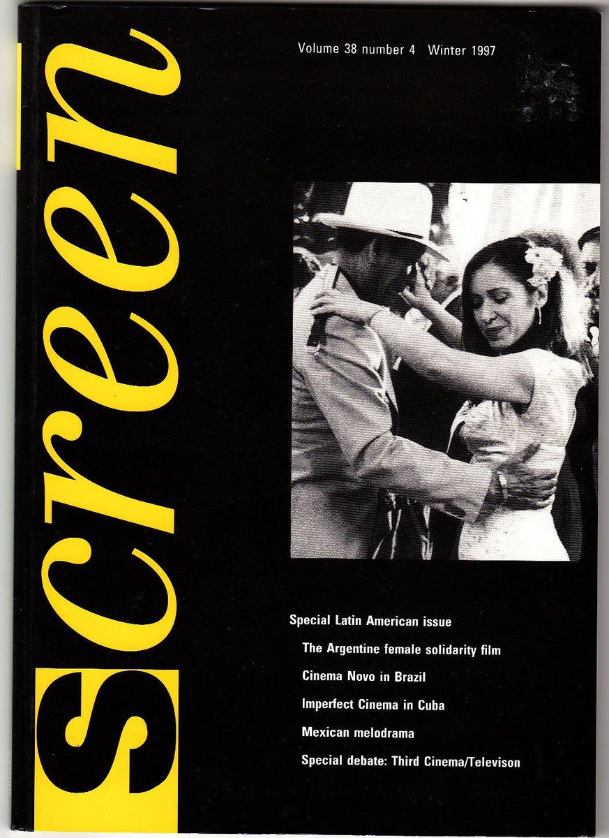 SCREEN (UK) magazine side cover  Vol 38 # 4 Winter 1997