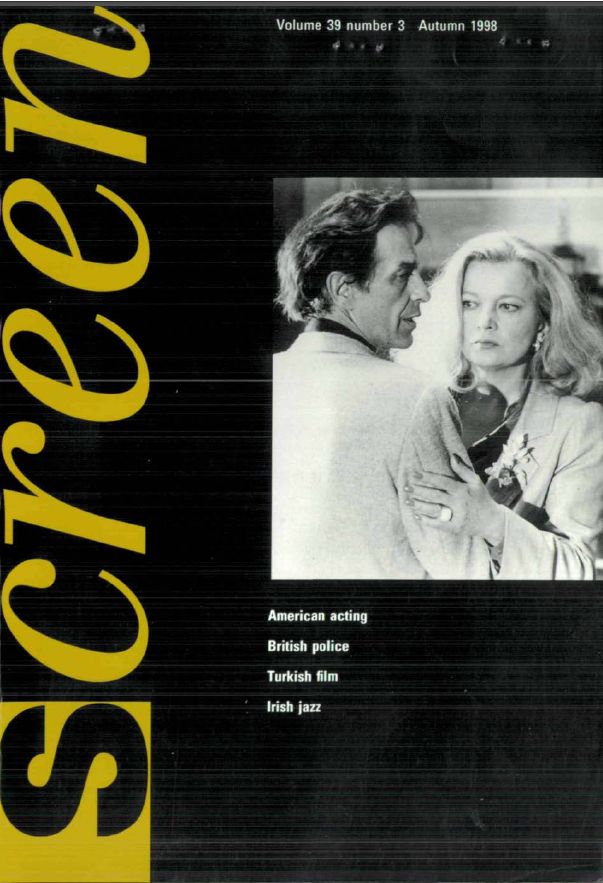 SCREEN (UK) magazine side cover  Vol 39 # 3 Autumn 1998