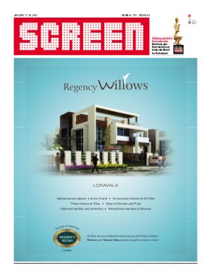 SCREEN WEEKLY (India) magazine side cover 17 January 2014