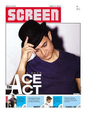 SCREEN WEEKLY (India) magazine side cover 14 February 2014