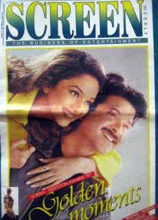 SCREEN WEEKLY (India) magazine side cover 30 January 1998