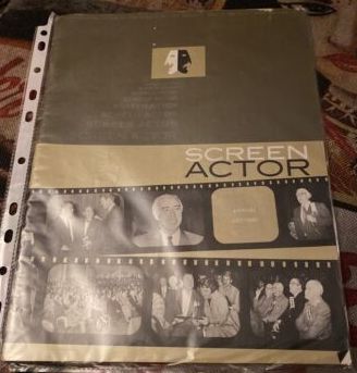 SCREEN ACTOR magazine side cover  Vol 3 No  1  December 1960/ January 1961 