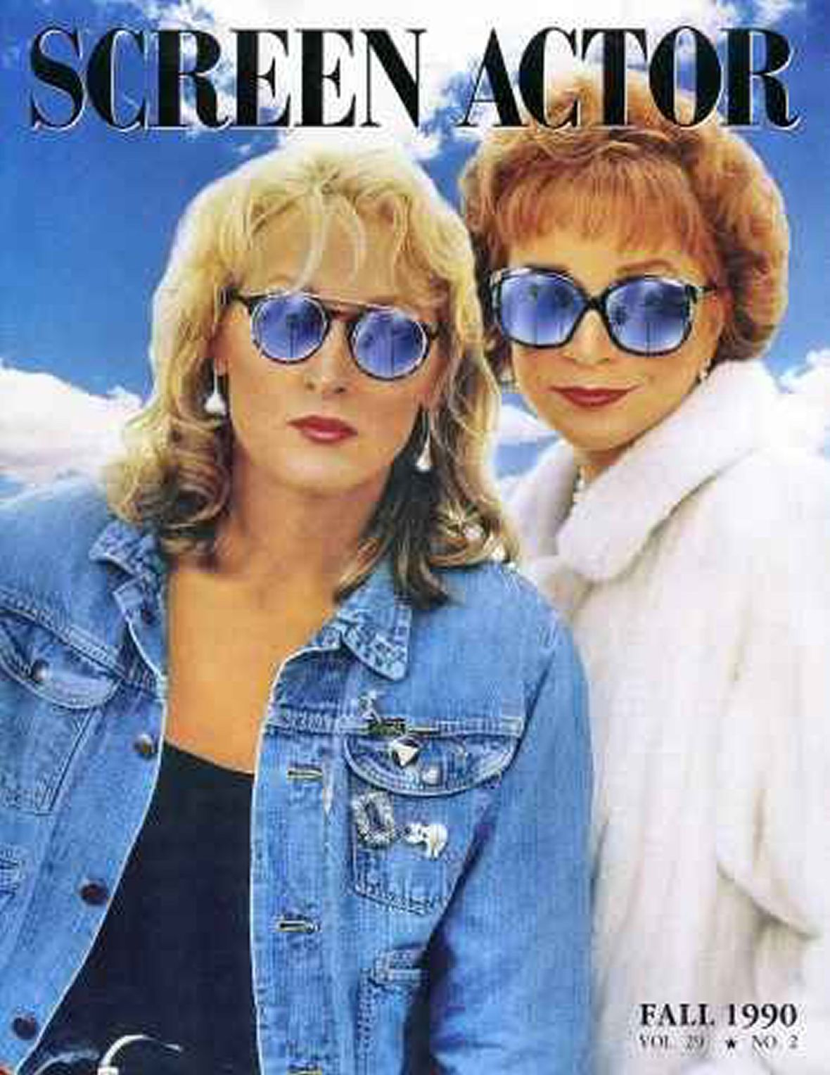 SCREEN ACTOR magazine side cover  Vol 29 No  2 Fall 1990
