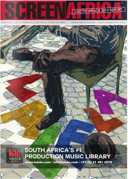 SCREEN AFRICA magazine side cover January 2015