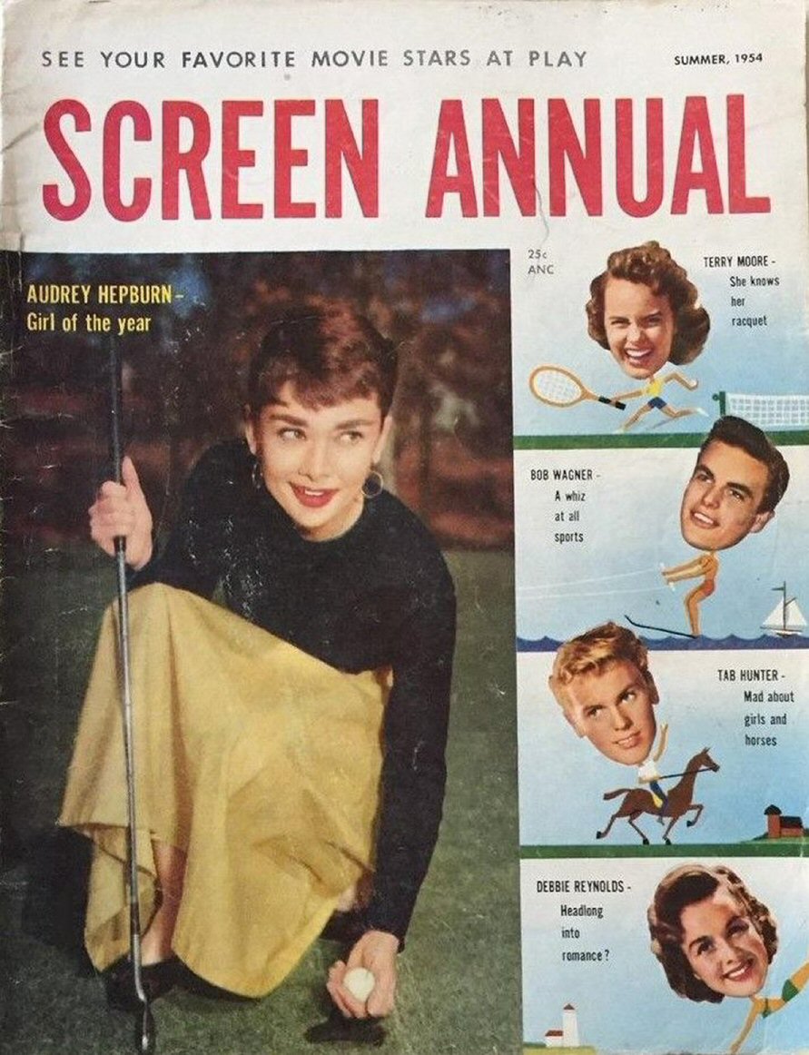 SCREEN ANNUAL (1950 SKYE) magazine side cover Summer 1954