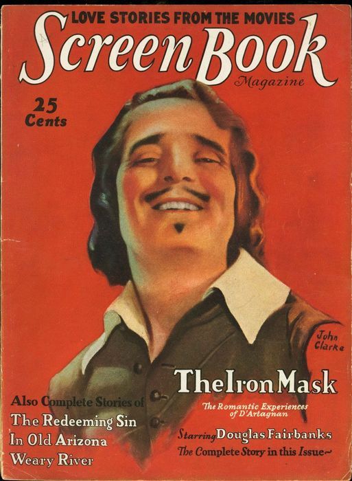 SCREEN BOOK magazine side cover May 1929