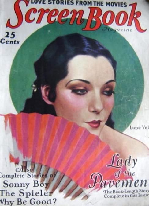 SCREEN BOOK magazine side cover June 1929